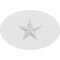 Ekena Millwork Standard Dalton Star Rosette With Square Edge, 7"W x 4 3/4"H x 1"P ROSP070X048X100DAL06 - alternate 3